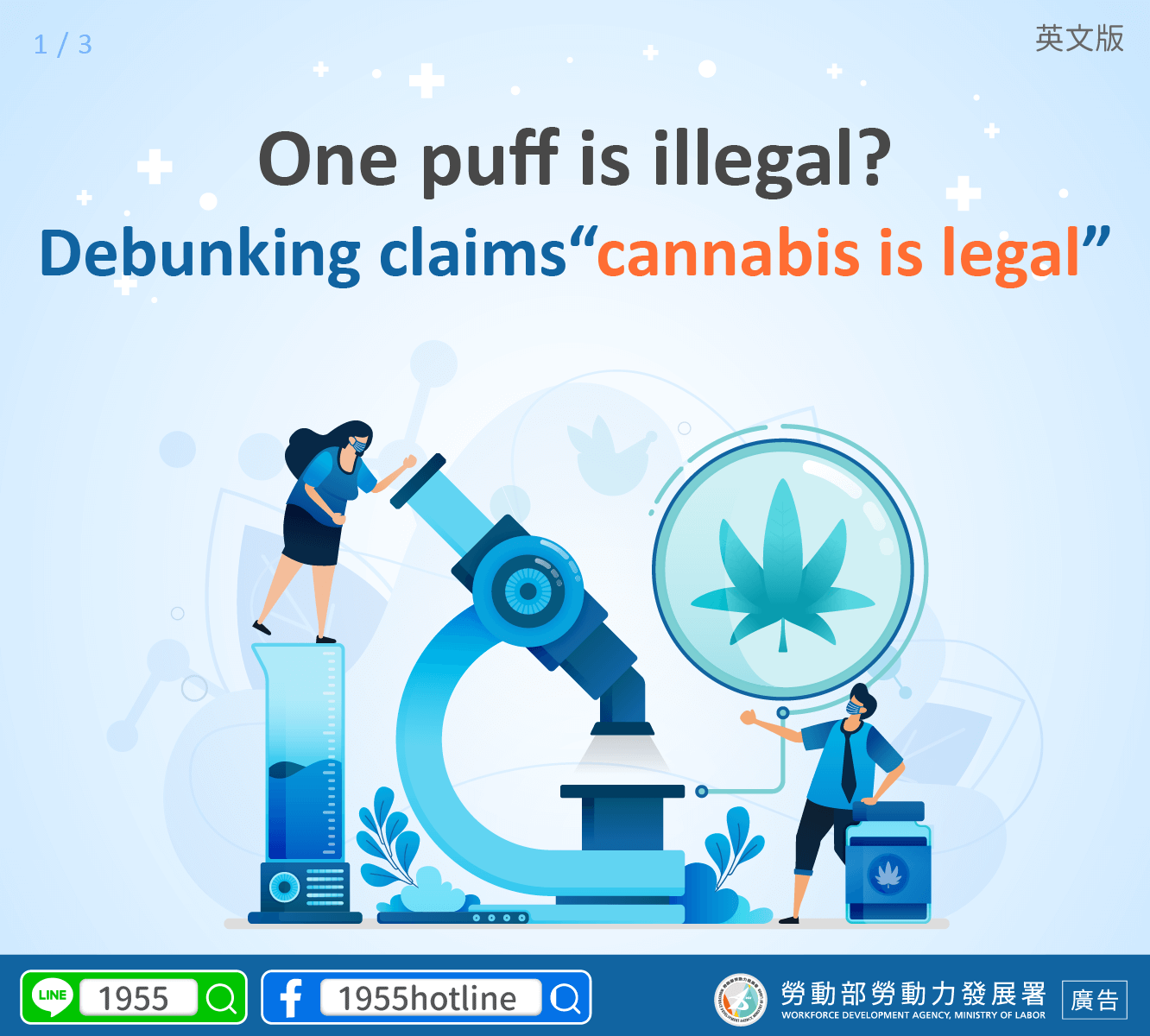 【英文版1】吸一口就違法？破解「大麻合法」的真相！